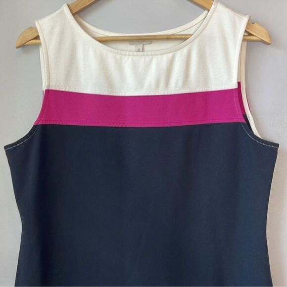 Talbots Shift Dress Colorblock - Picture 3 of 6